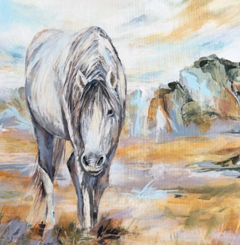 Smith Rock Horse 16" x 20"