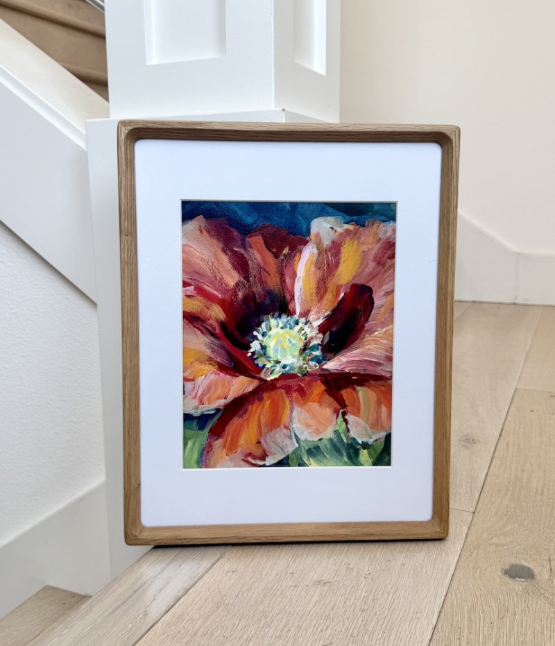 Red Poppy 8"x10" (Frame 11"x14")