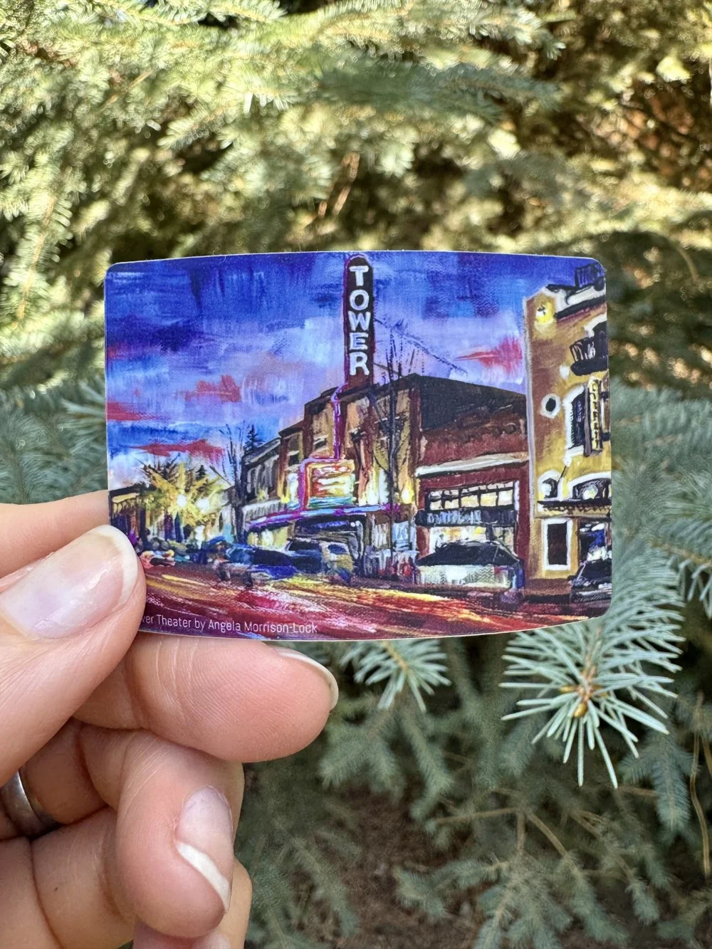 Tower Theater 3" x 2"