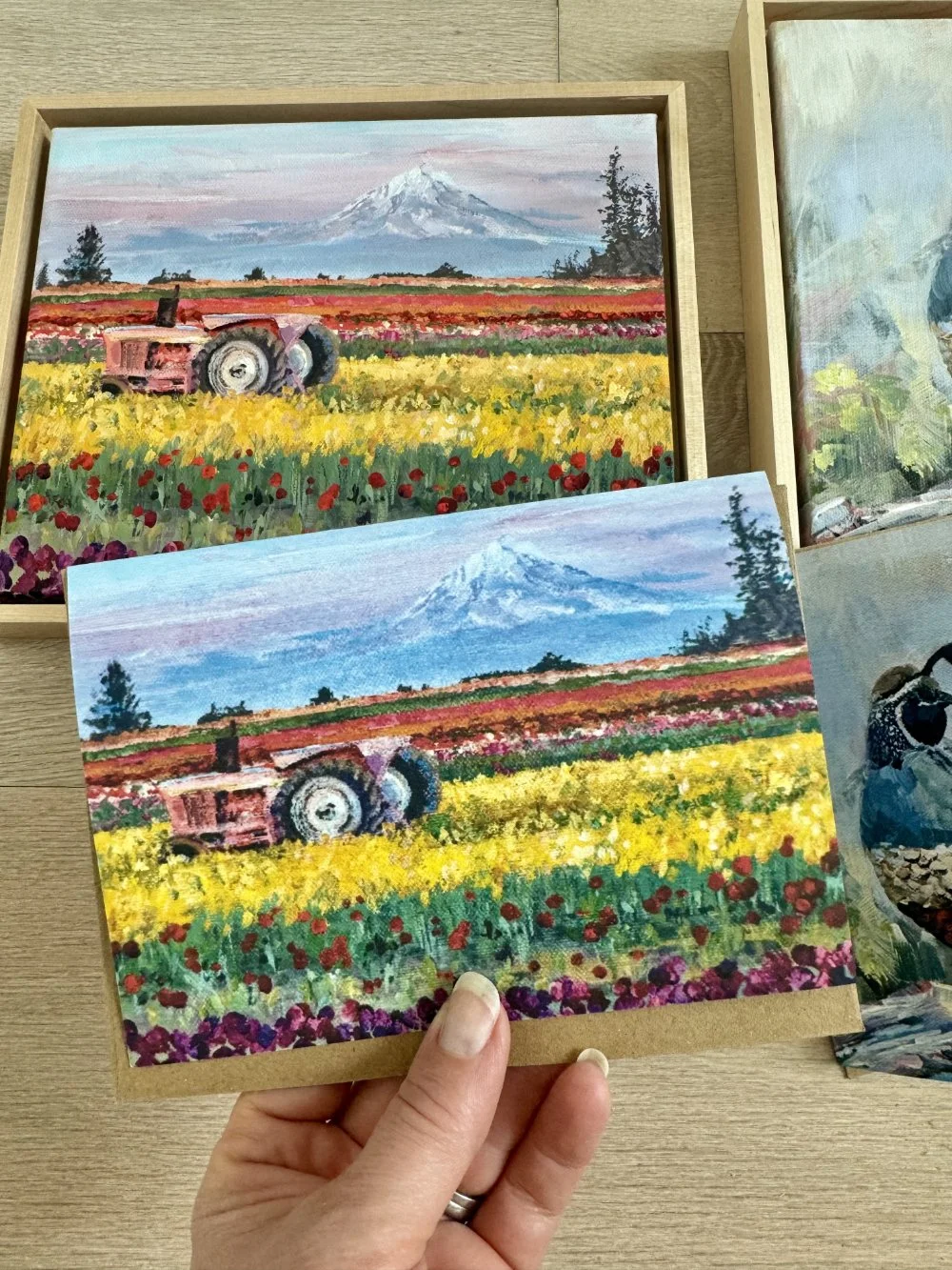 Wooden Shoe Tulips Holding card.jpg
