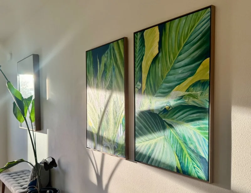 Peace lily blue wall x3.jpg