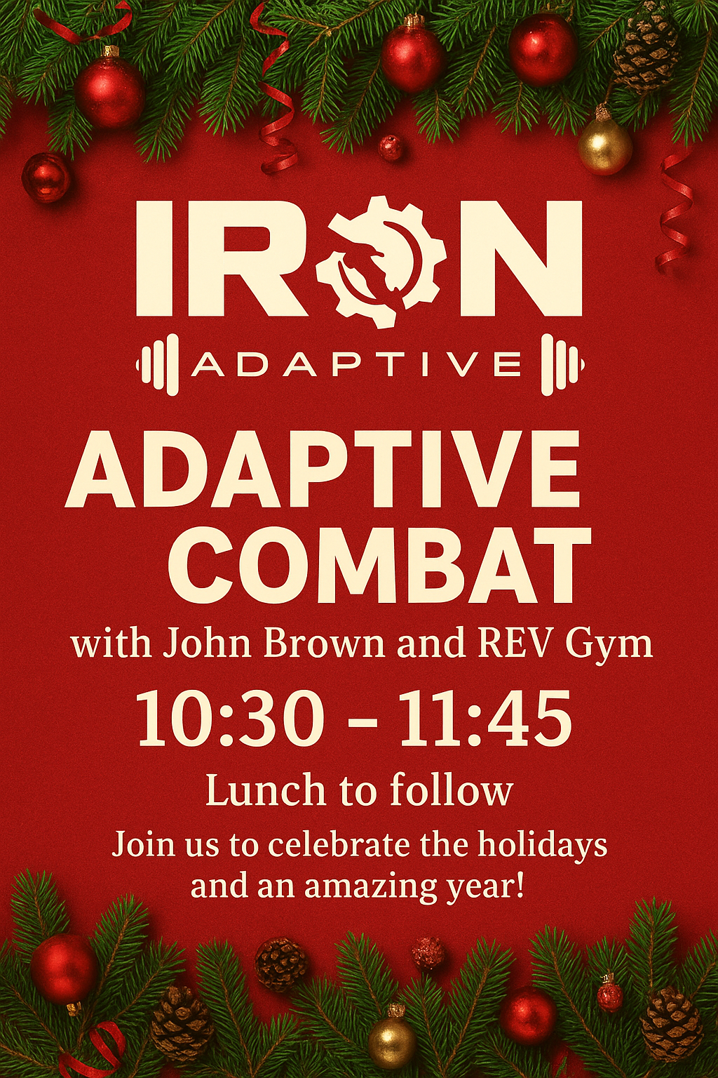 Holiday Event!! Adaptive Combat and Social