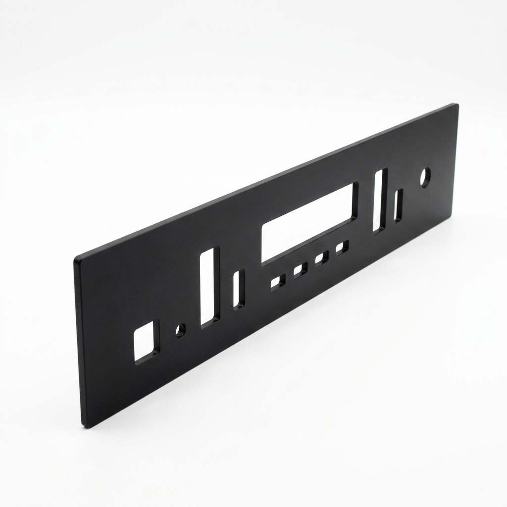 Frontpanel i aluminium