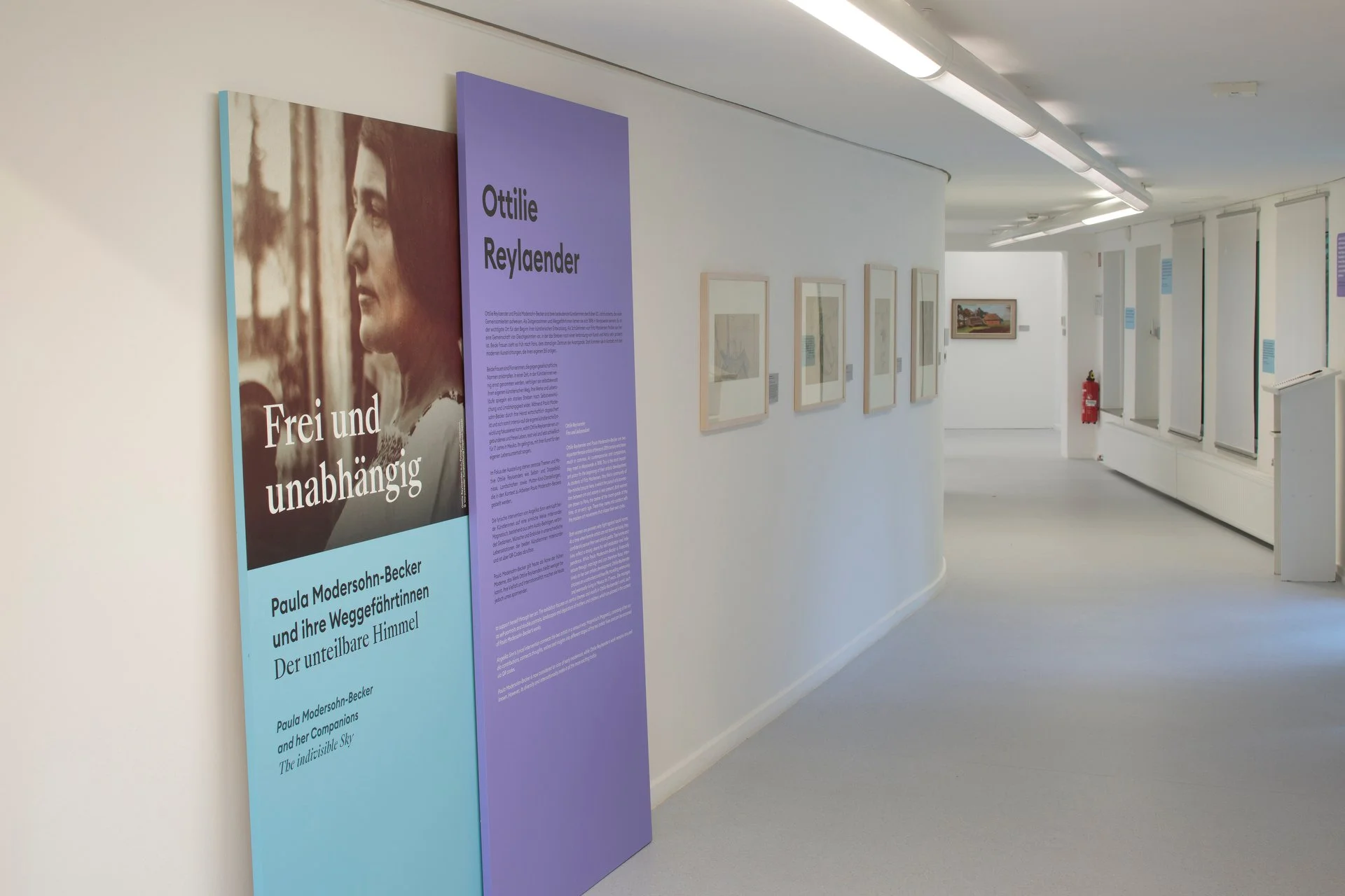 Ausstellungsansicht: Frei und unabhängig