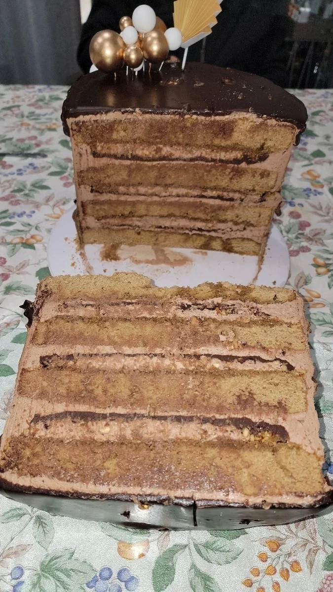 Mocha Tiramisu Cake