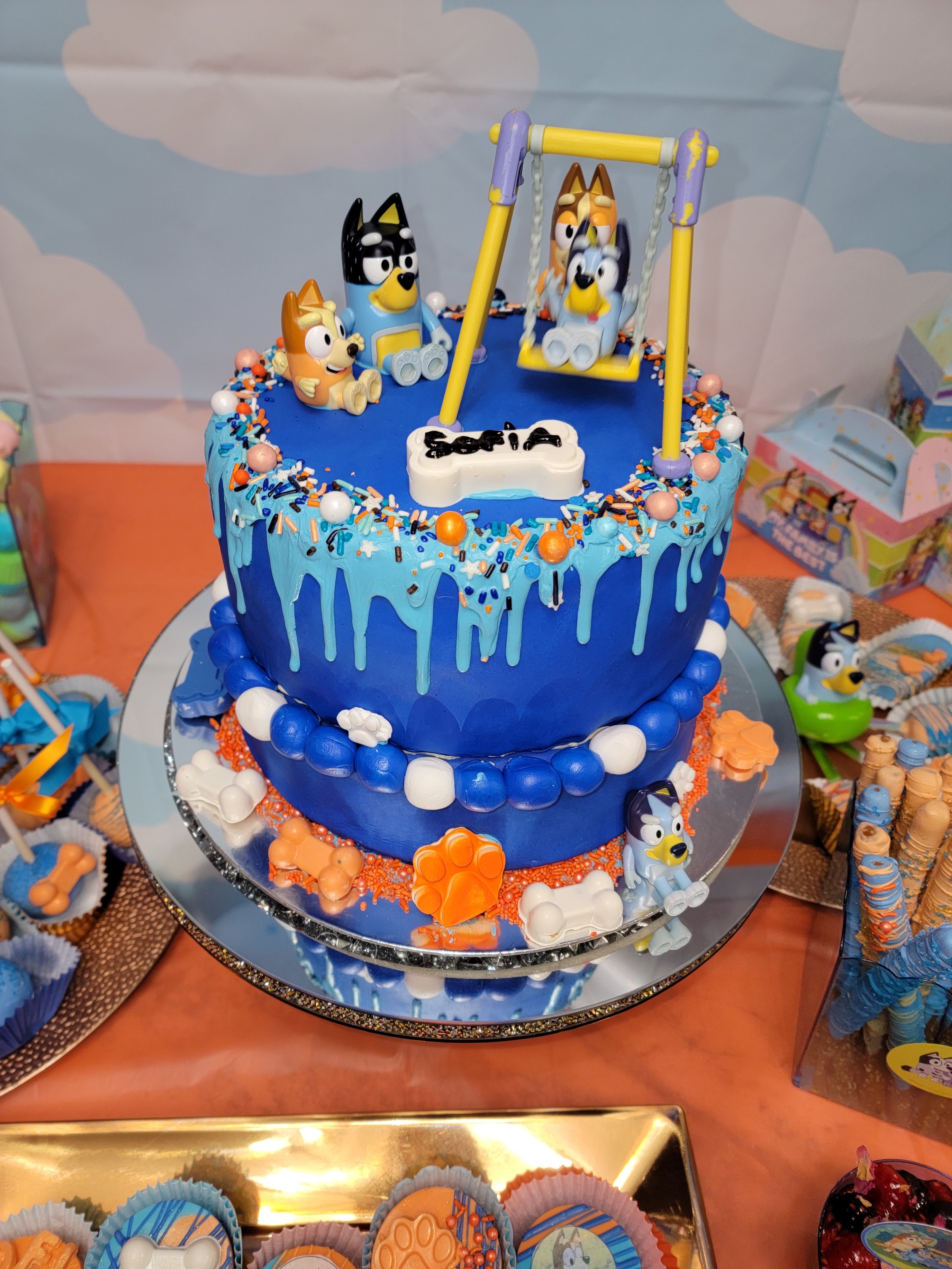 Bluey Cake