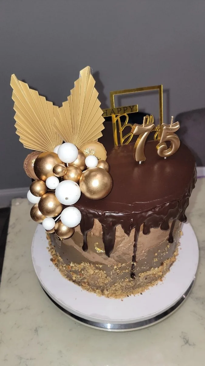 Mocha Tiramisu Bday Cake