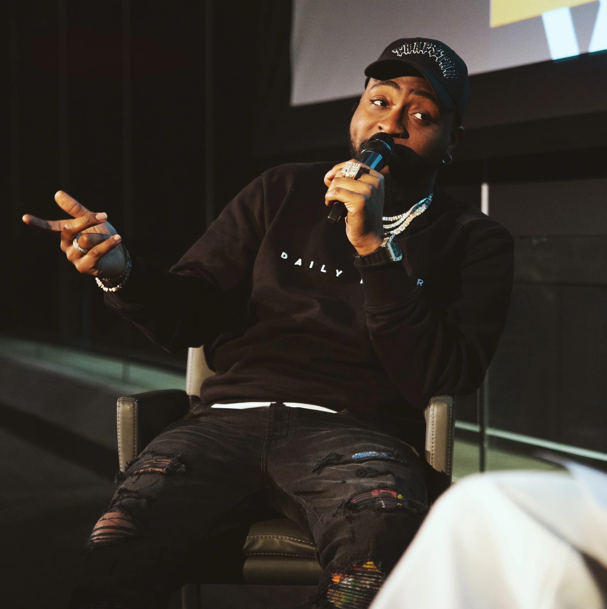 Davido Talk at Columbia University 