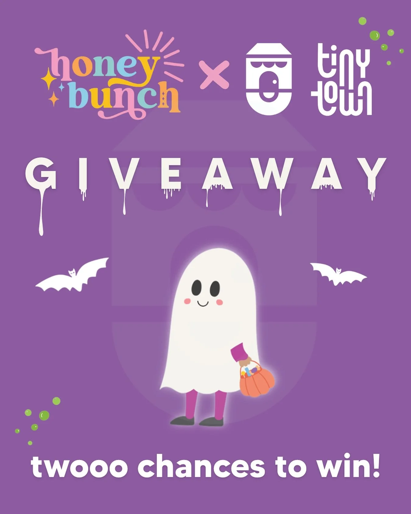 Giveaway ⚡️ 

To celebrate our upcoming special Halloween sessions in October, we are giving you TWO chances to win!

🏆 PRIZE ONE: A Tiny Town session pass and a @honeybunchnz voucher for a tee! 

To enter:
- Tag a friend (you can enter as many time