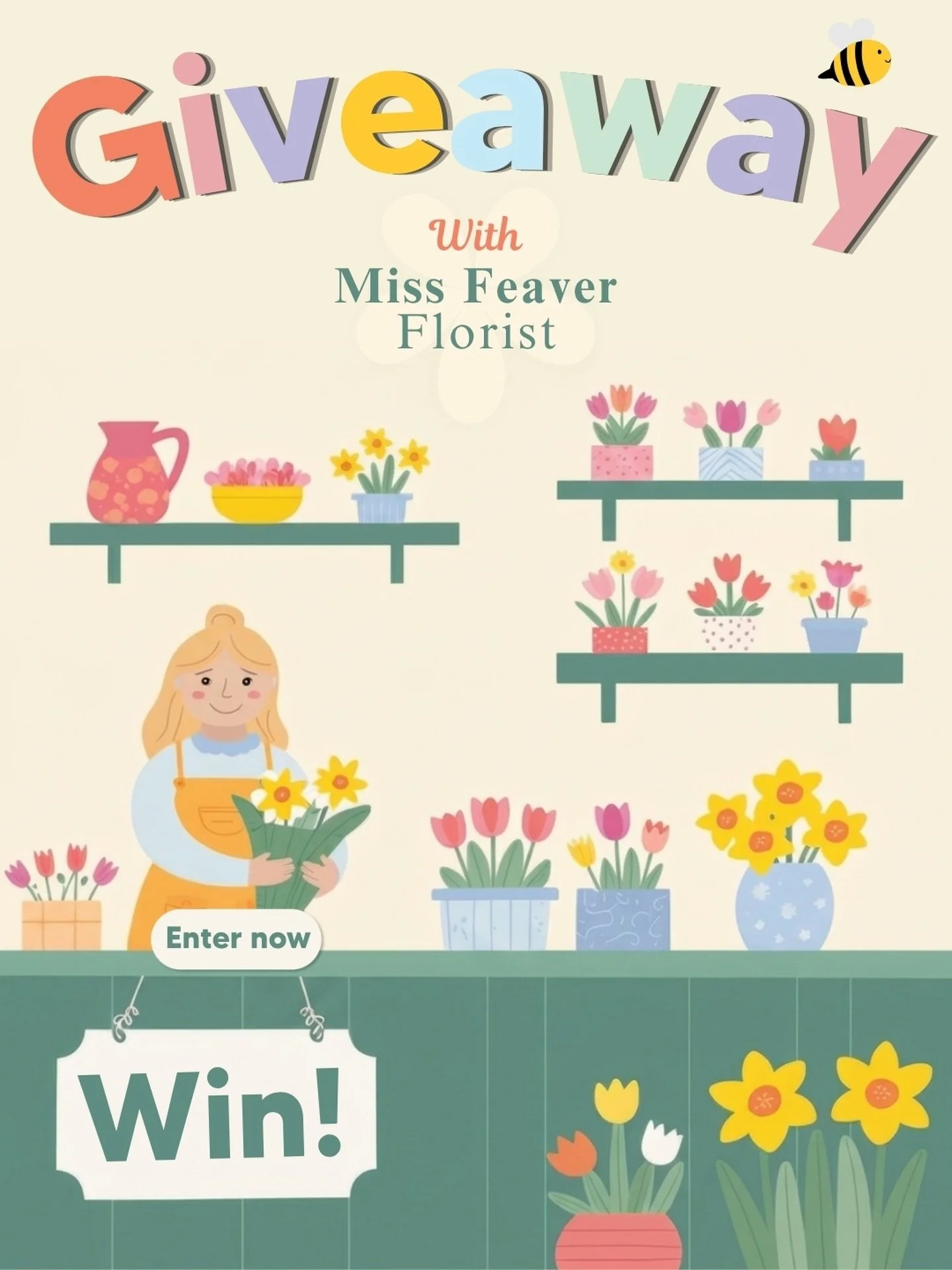 📣 GIVEAWAY CLOSED

To celebrate our upcoming In Bloom specials, we are bringing you a lovely spring prize pack! 

What&rsquo;s up for grabs:

🌷 $80 instore voucher for fresh/and or dried florals at @missfeaverflorist 

🌷 Two tickets to @tinytown.n