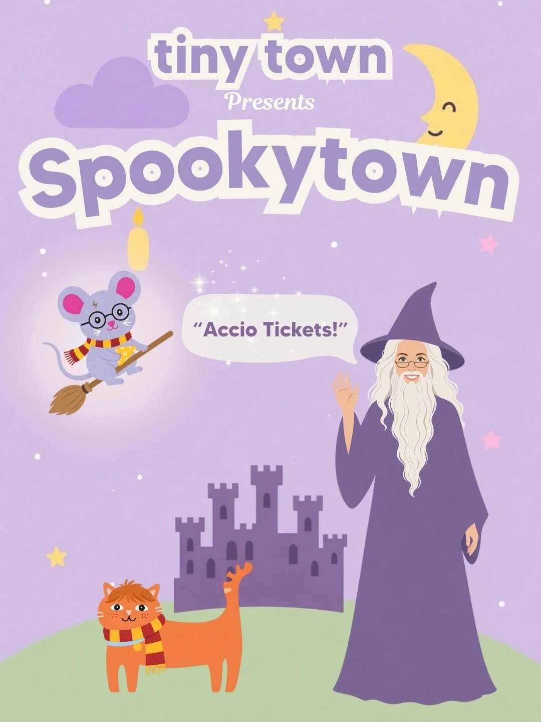 Spooky Town is back for round 2! 

These sessions feature a plethora of spooky extras for a special town experience! You can expect to discover:

🧹 Our super popular potion making station 
🧹 A fully Halloween themed town 
🧹 Loads of fun costumes 
