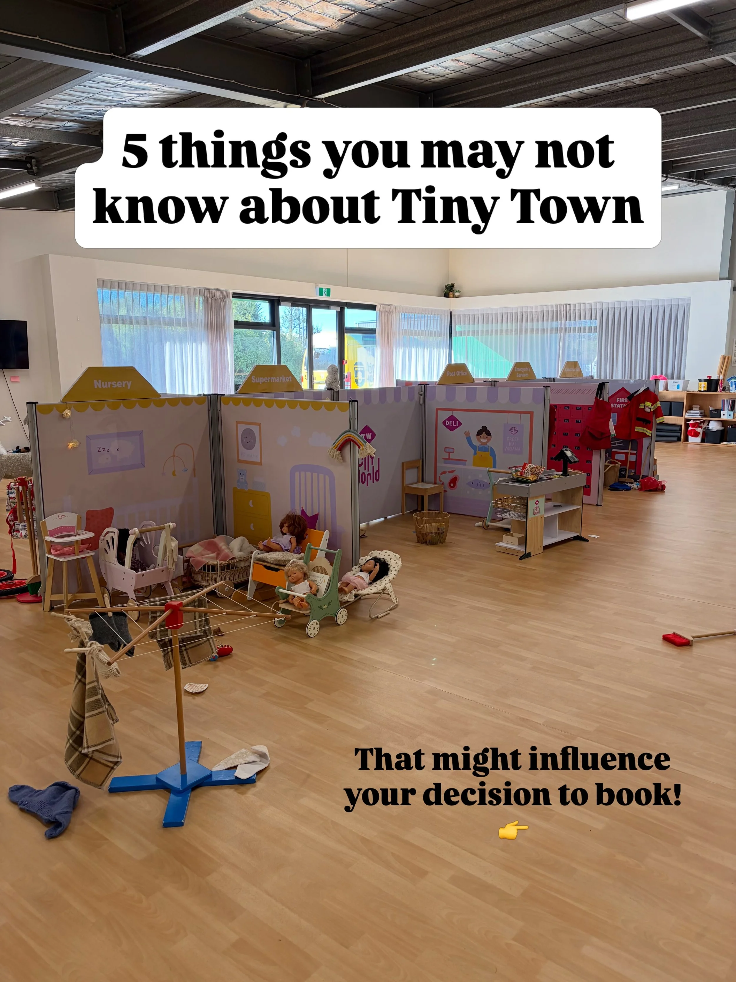 There are many reasons to give a Tiny Town visit a go! 

Have a read of our captions above - did anything surprise you? What did we miss? 😉

See you at a session soon!
https://www.tinytown.nz/play-sessions

For the love of play 💛

#roleplay 
#kidsp