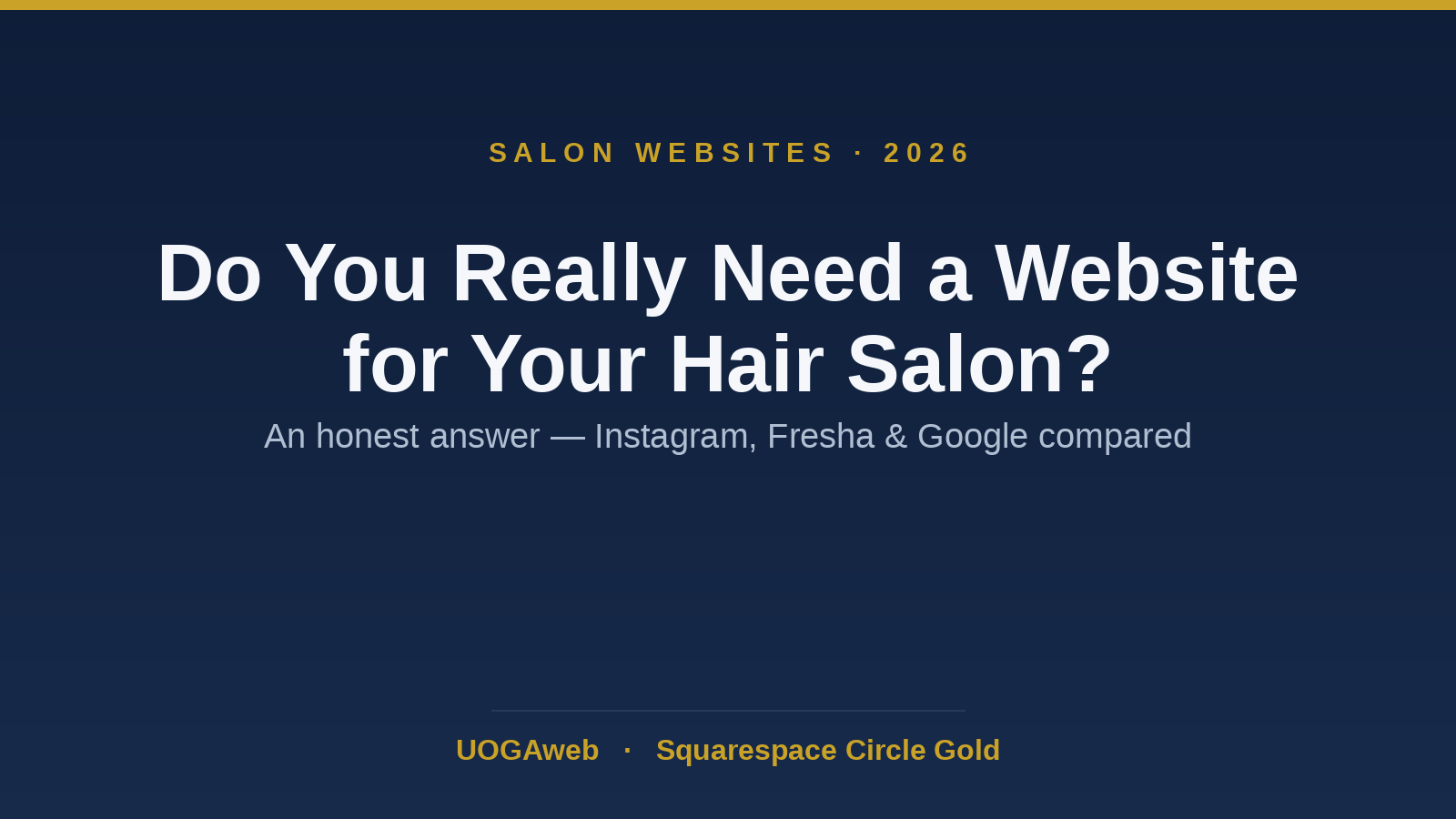 Do You Really Need a Website for Your Hair Salon in 2026? An Honest Take