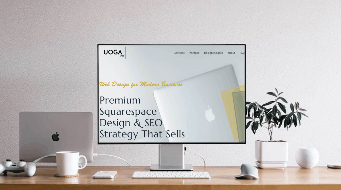 UOGAweb Squarespace website design studio