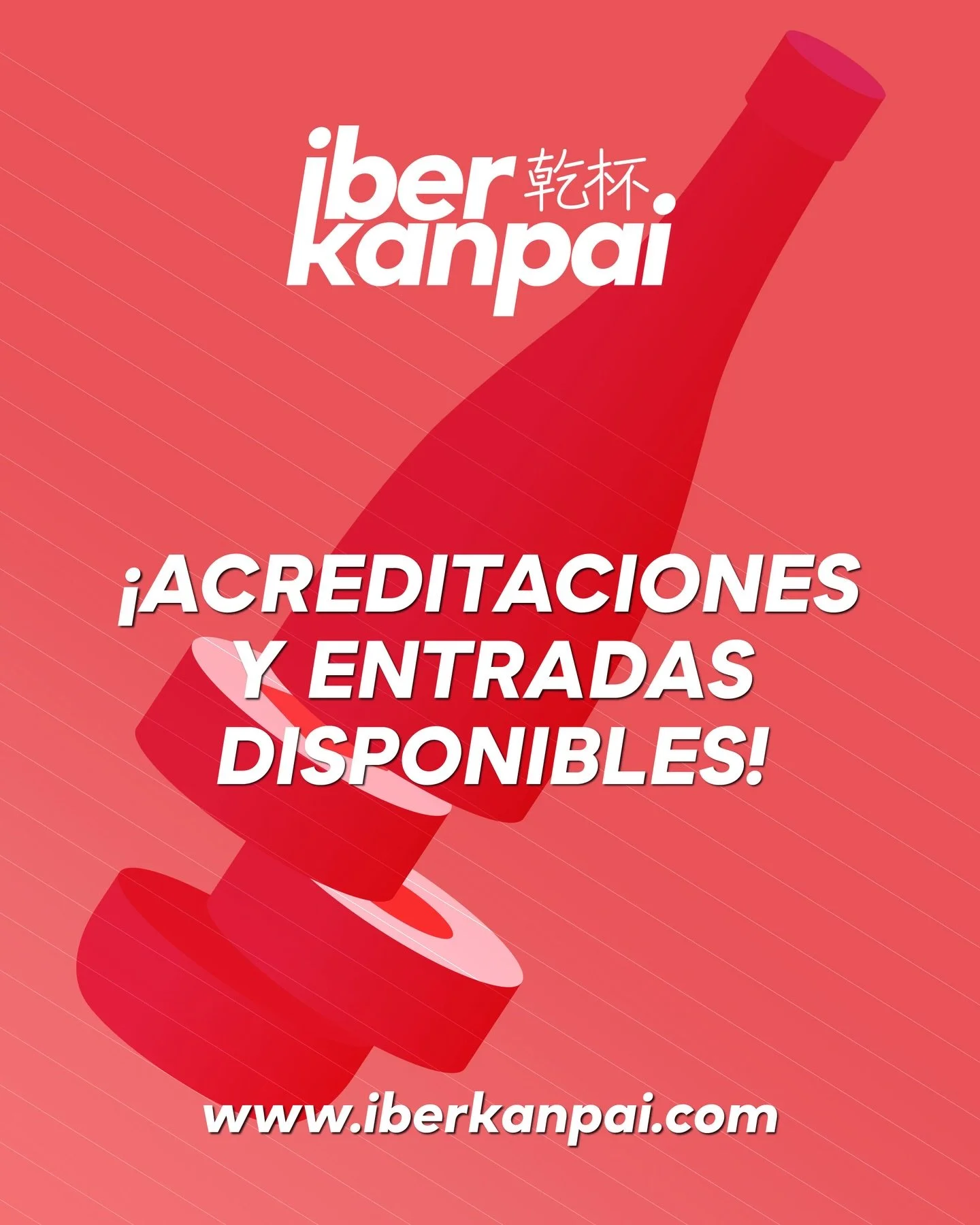 &iexcl;Acreditaci&oacute;n y entradas, ya disponibles!

Ya est&aacute; abierta la acreditaci&oacute;n y la venta de entradas para Iberkanpai.

Si quieres asistir, ya puedes registrarte seg&uacute;n tu perfil:
👉Acreditaci&oacute;n para profesionales 