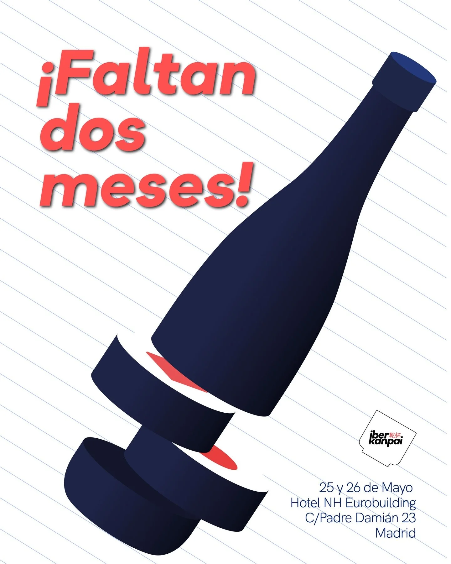 &iexcl;La cuenta atr&aacute;s ha comenzado!

Faltan 2 meses para Iberkanpai 2026, la feria de sake y gastronom&iacute;a japonesa de la Pen&iacute;nsula Ib&eacute;rica, y ya est&aacute;n disponibles:

✔️Lista de expositores
✔️Programa de formaci&oacut