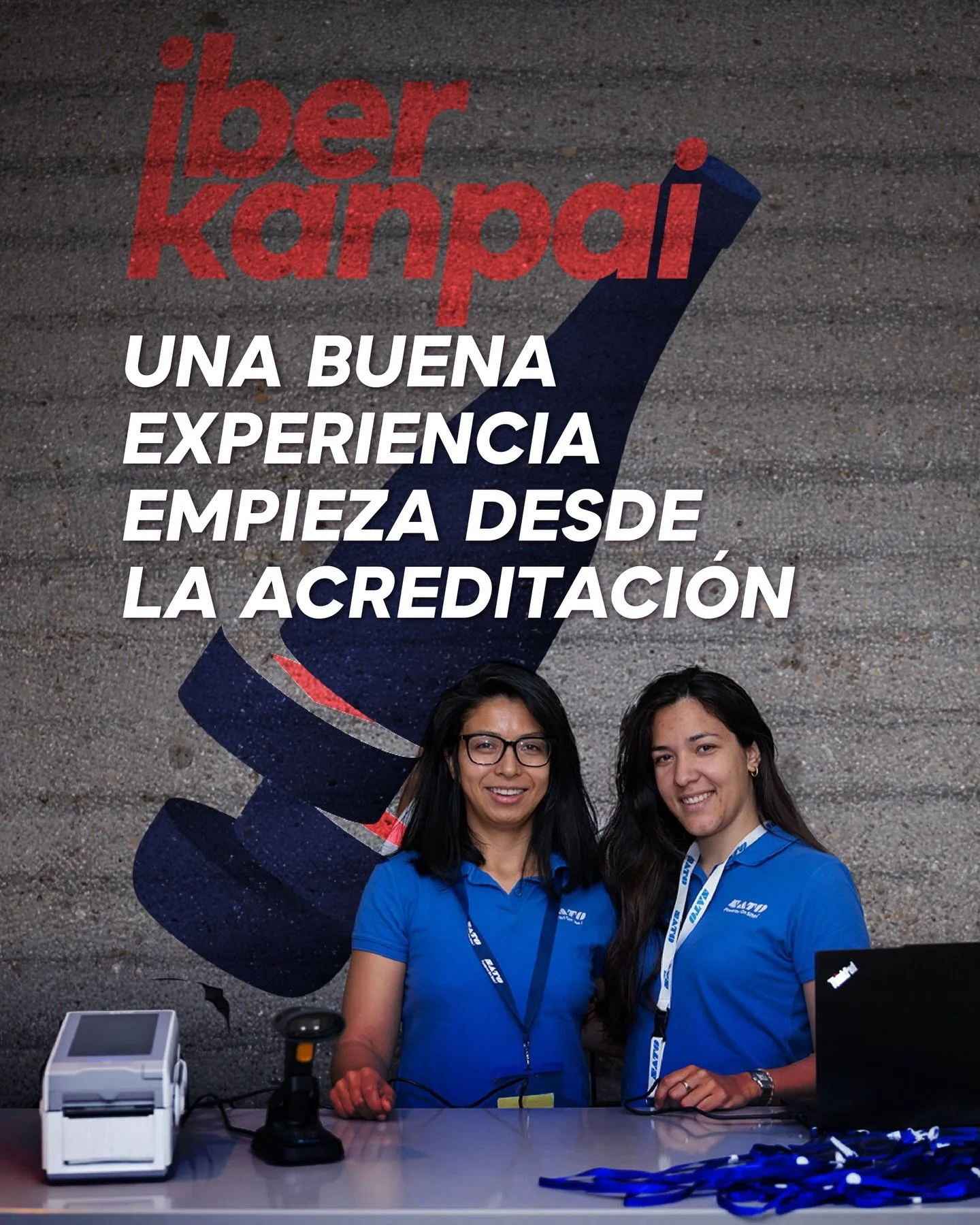 Que la entrada sea fluida tambi&eacute;n es parte de la experiencia. 

La acreditaci&oacute;n de Iberkanpai corre a cargo de SATO Europe &mdash; tecnolog&iacute;a de identificaci&oacute;n y etiquetado que hace posible que todo funcione desde el prime