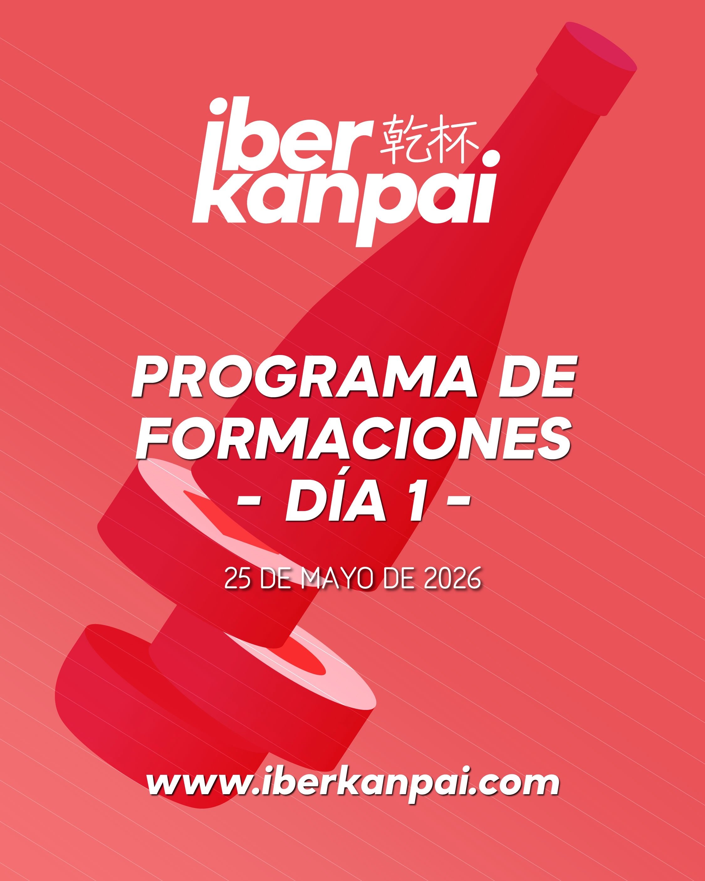 &iexcl;Queda una semana para Iberkanpai y el programa de formaciones del D&iacute;a 1 es una pasada!

El 25 de mayo llegan ponentes de primer nivel con sesiones &uacute;nicas sobre sake, t&eacute;, koji, vino japon&eacute;s, pasteler&iacute;a y mucho
