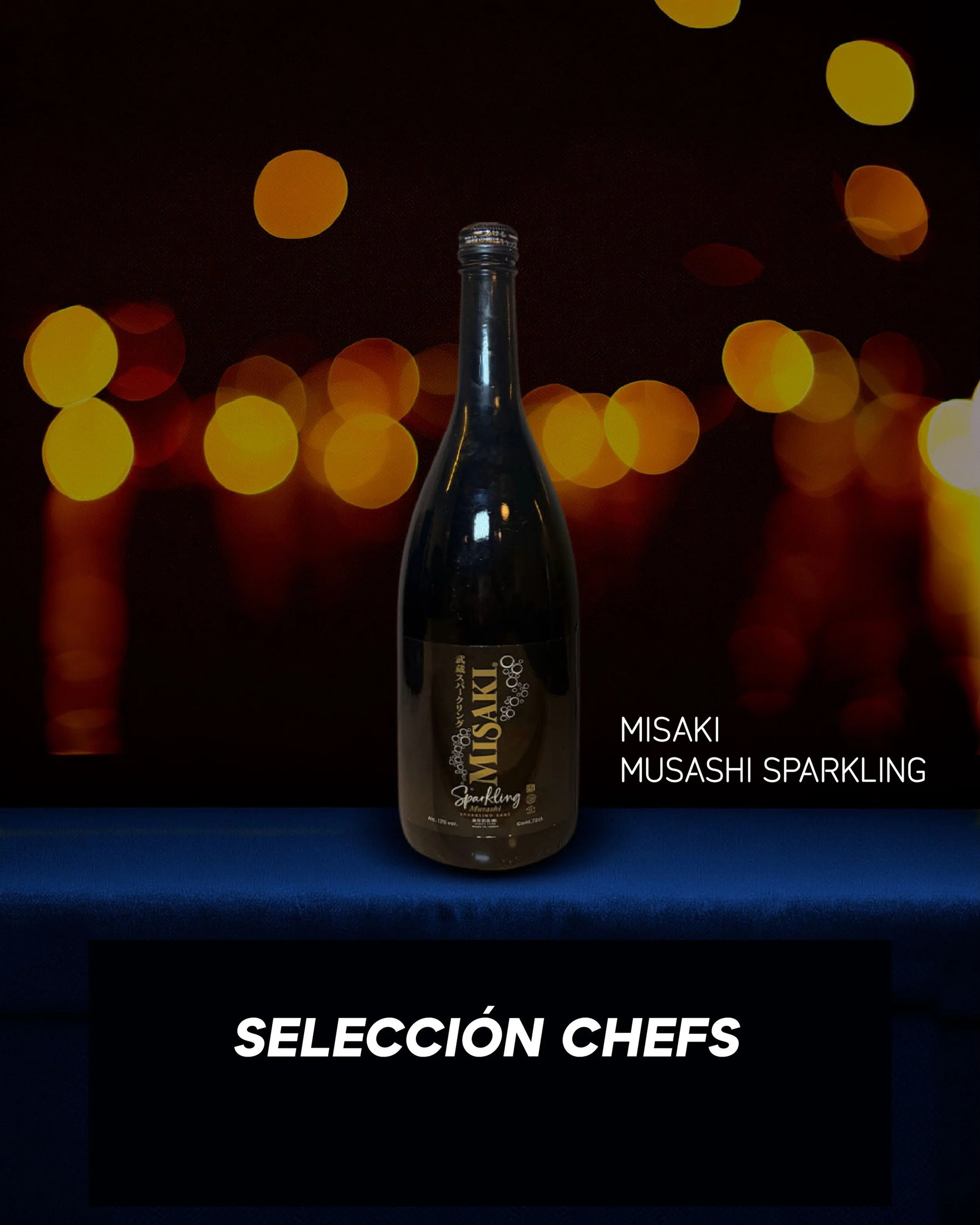 IBERKANPAI SAKE AWARDS

🥇 Selecci&oacute;n Chefs

MISAKI MUSASHI SPARKLING

Los chefs de Iberkanpai 2026 eligieron burbuja🥂
Espumoso, fresco, con una boca limpia que abre el apetito y acompa&ntilde;a casi cualquier plato. 
El Misaki Sparkling conve