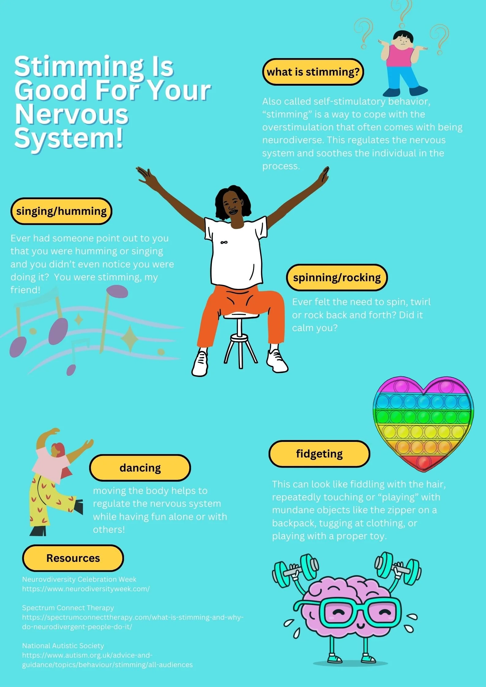 Stimming is good for your Nervous System!