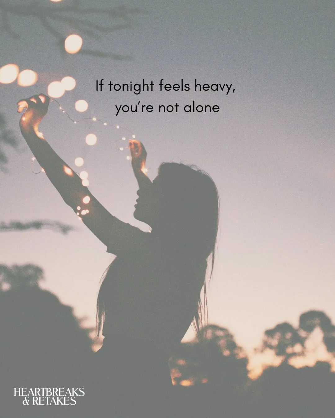 If you&rsquo;re stepping into a new year with a tender heart, this is for you 🤍 #heartbreaksandretakes #heartbroken #nye #single #brokenhearted