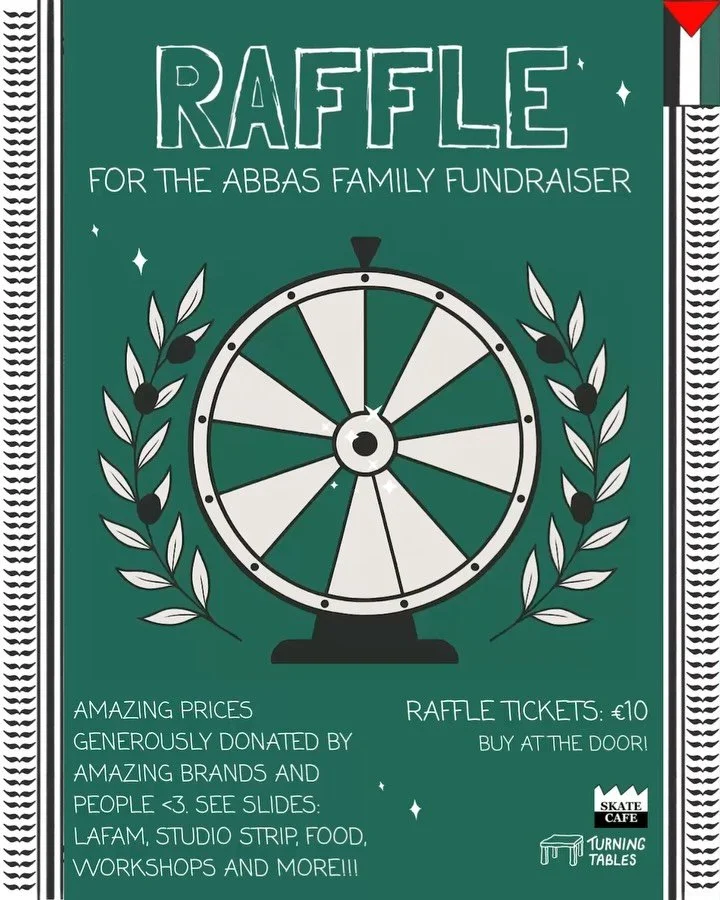 wow wow wow so touched by these amazing brands and people donating their goods and services to support a family in dire need in Gaza 🥹💚🇵🇸 

THE RAFFLE ✨💚🇵🇸

On sunday, you will have the chance to buy tickets for this amaaaazing raffle!! You bu