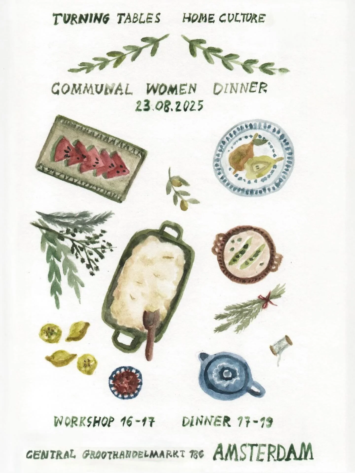🧵✨ Women&rsquo;s Night &ndash; August 23 ✨🎀
We&rsquo;re so excited to host Turning Tables&rsquo; very first women&rsquo;s only community dinner together with @homeculturespace . A women&rsquo;s evening full of creativity, connection and community. 