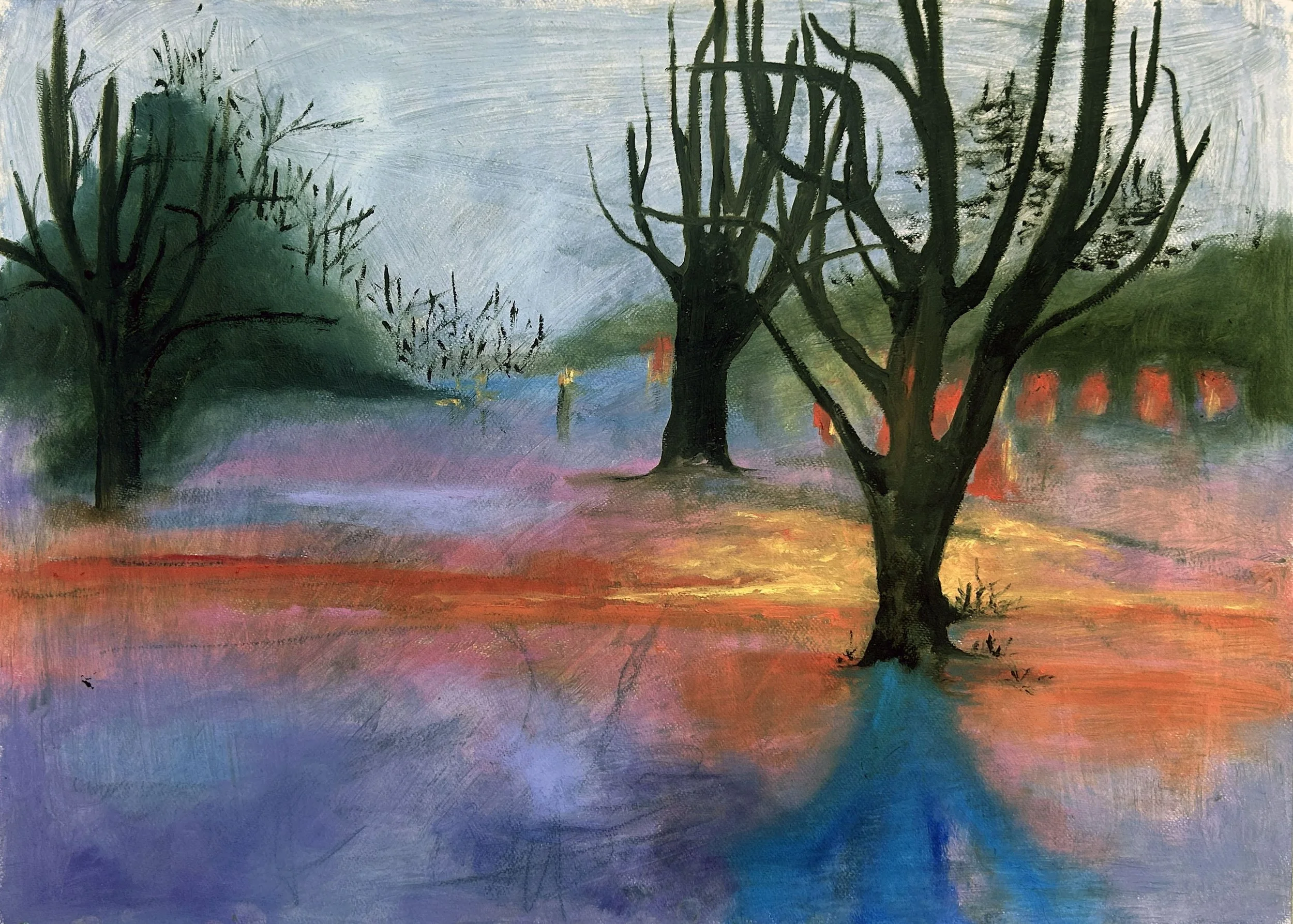 You like the snow so I painted it 