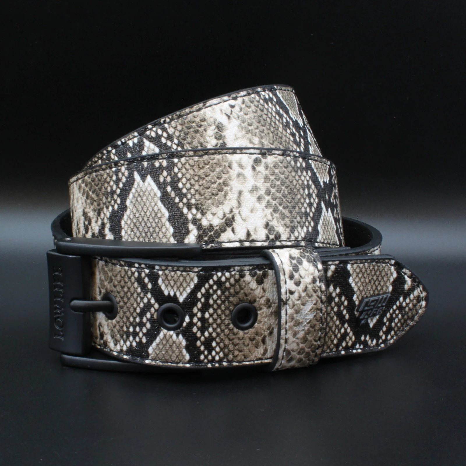 Natural Snakeskin Leather Belt