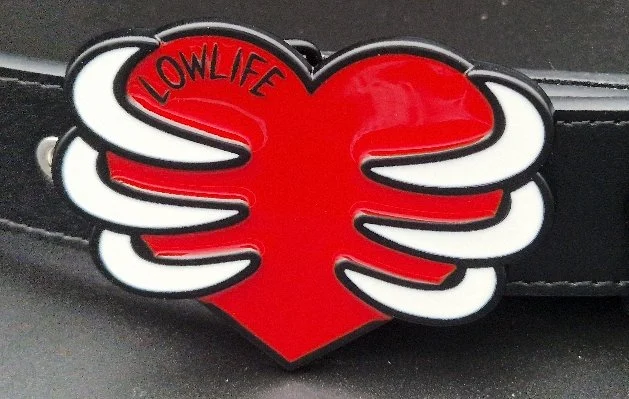 Photo of a heart shaped buckle