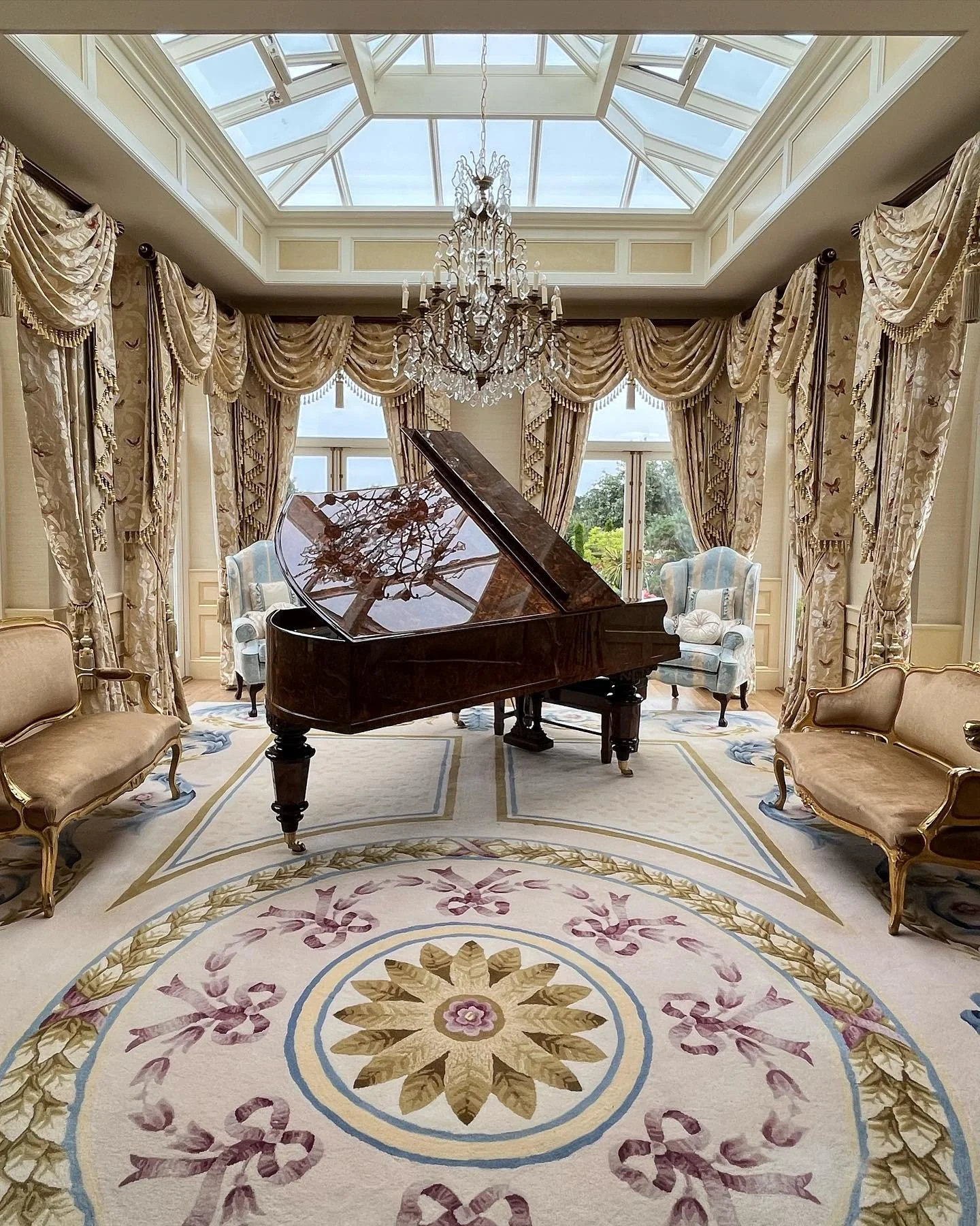 Still, after 36+ years in this industry, I am unconvinced that an interior is complete without curtains; the longer they are and the higher they drape the better they redress the proportions of a room. Curtains (and blinds too) re-set the scale of a 