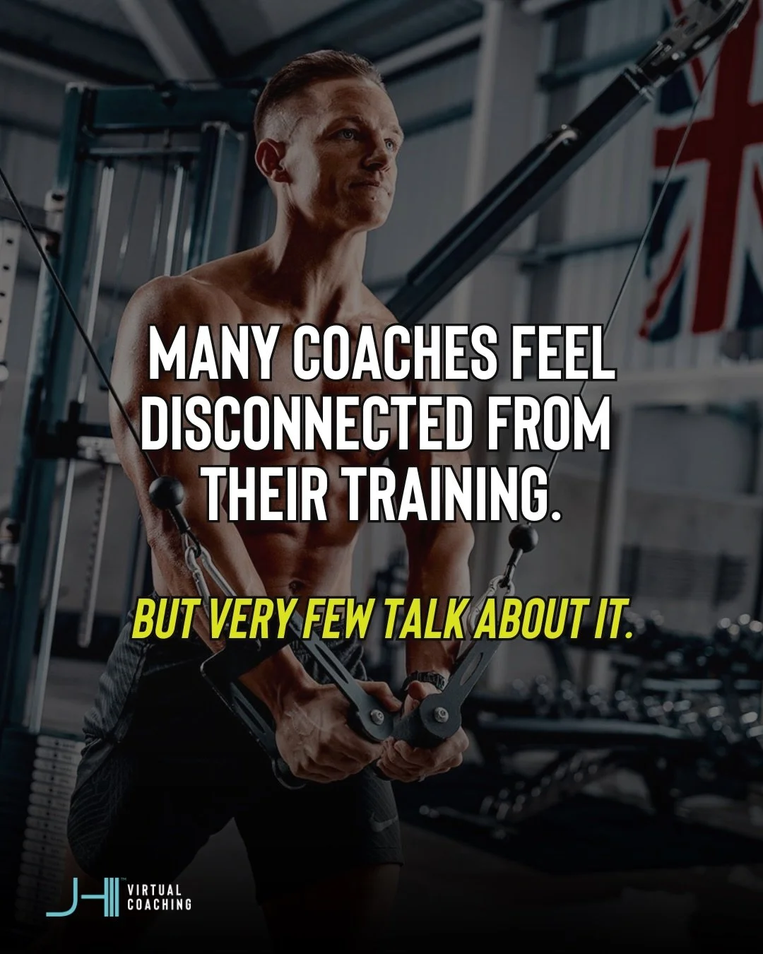 A lot of coaches feel disconnected from their own training, but no one really talks about it.

I&rsquo;ve felt this myself.

When things get busy, clients come first (obviously).

There&rsquo;s nothing wrong with that - but as you&rsquo;ll tell your 