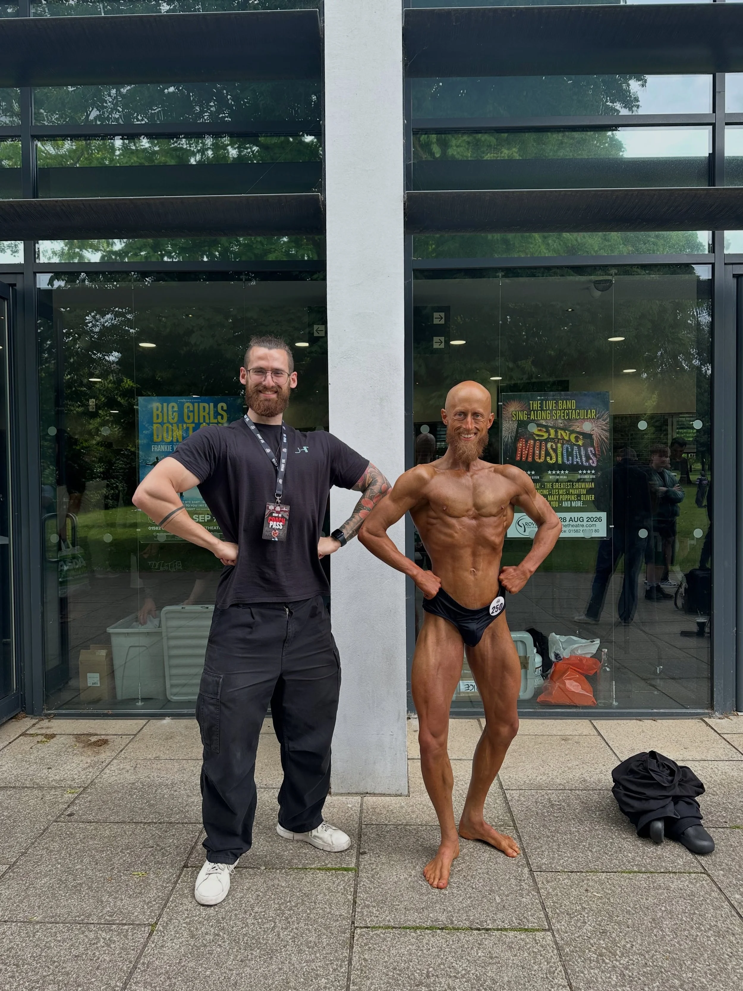 And that&rsquo;s a wrap on show 1!

I am incredibly proud of this guy for showing up with calm, confidence and excitement for this day.

It takes huge balls to step on a stage and reveal your physique for judgement - but Michael smashed his first tim