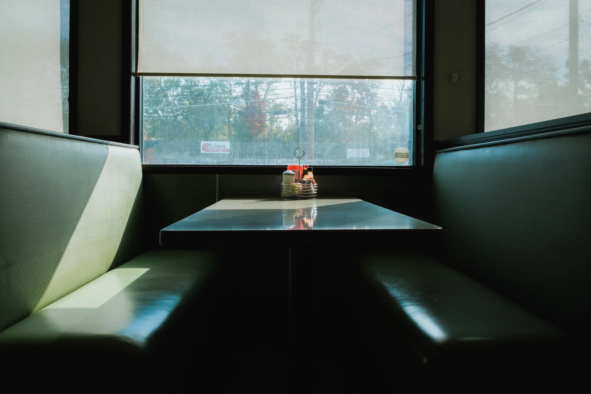 Diner Booth. Kingston, New York.