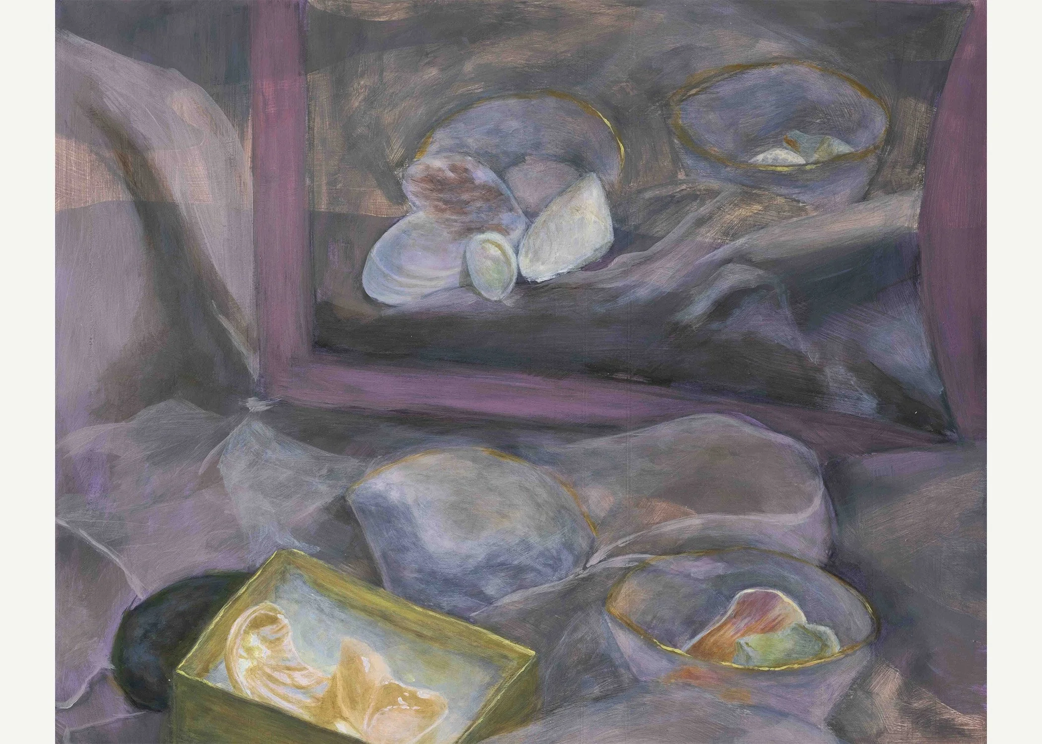 Lavender Moonlight, Undulating Reflections