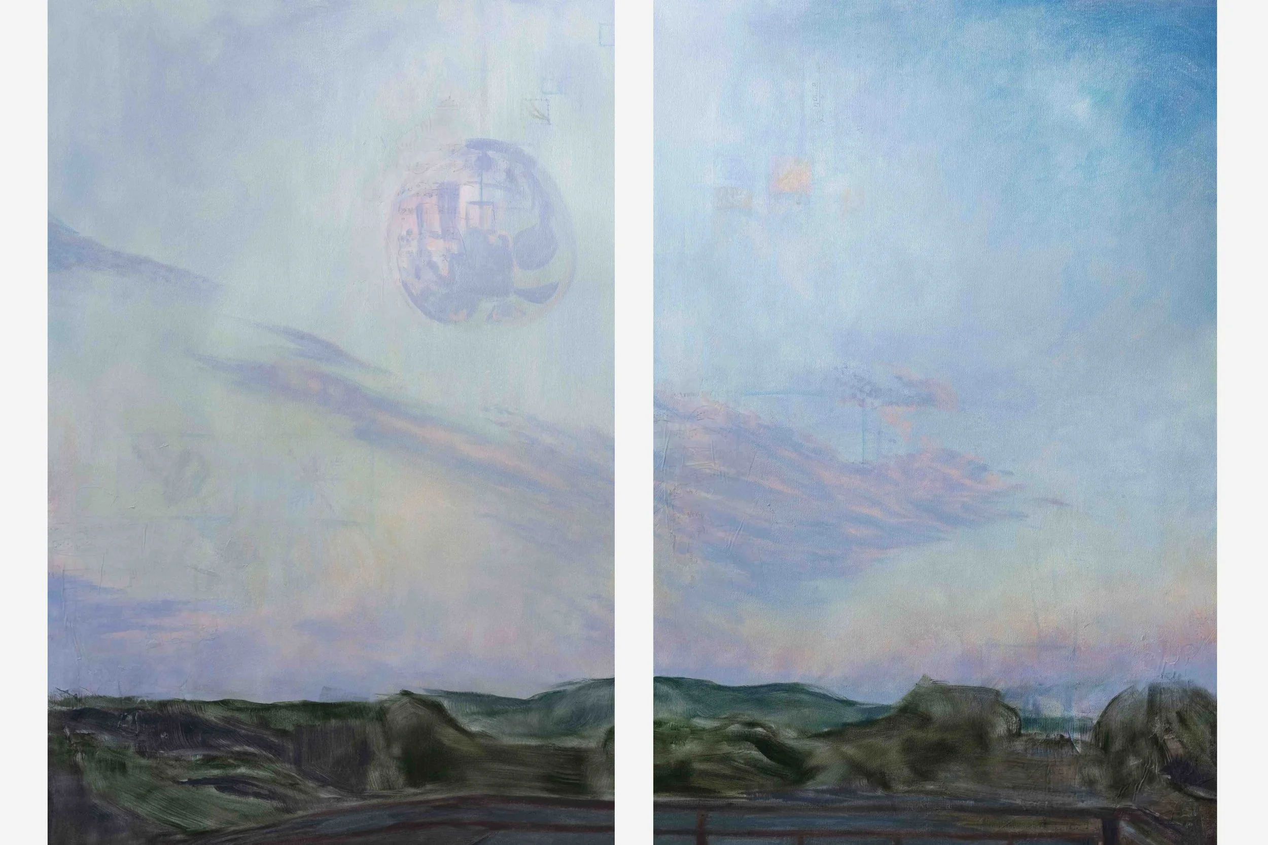 Water Droplets & Ice Crystals (Diptych)