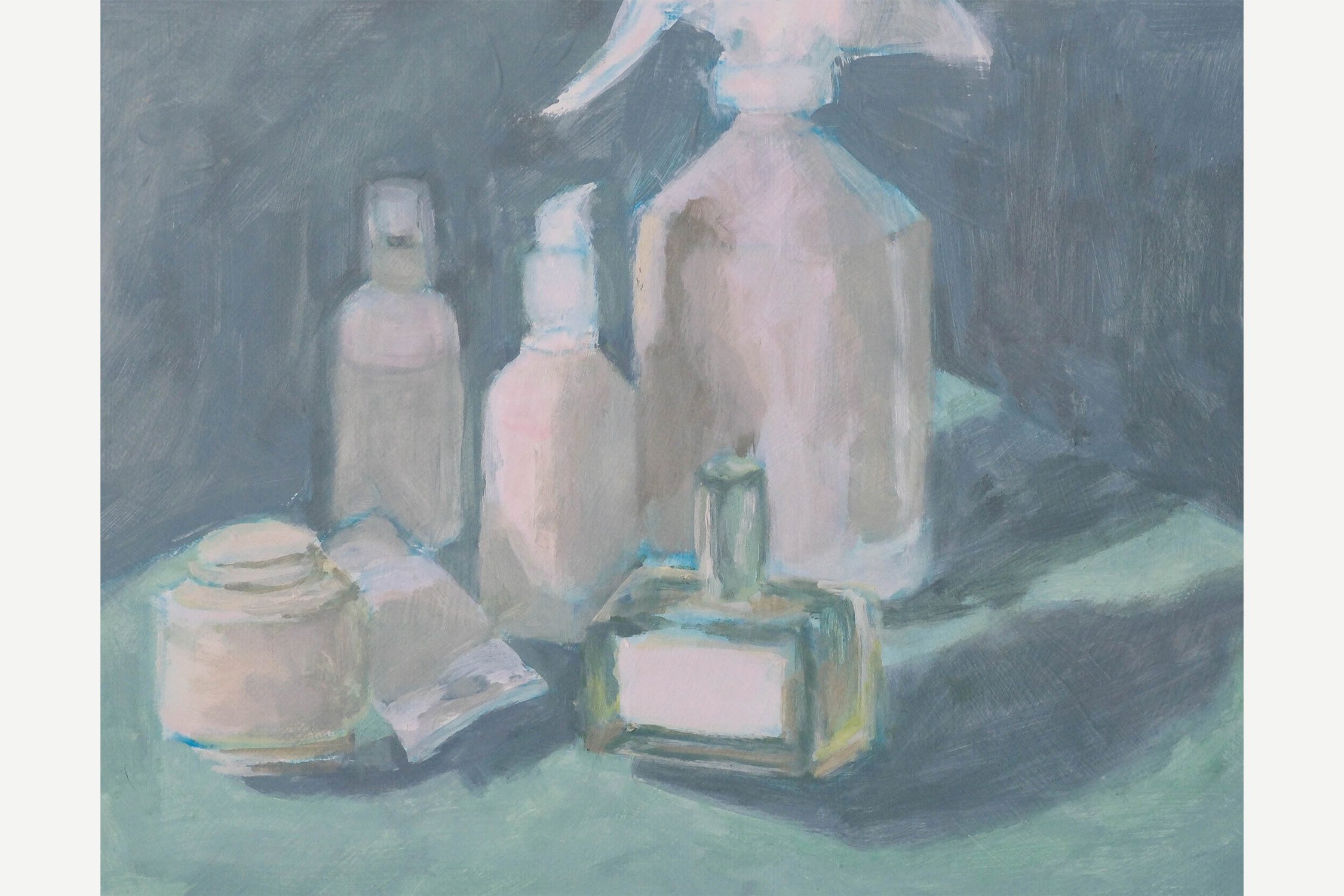 Skincare Bottles Color Study