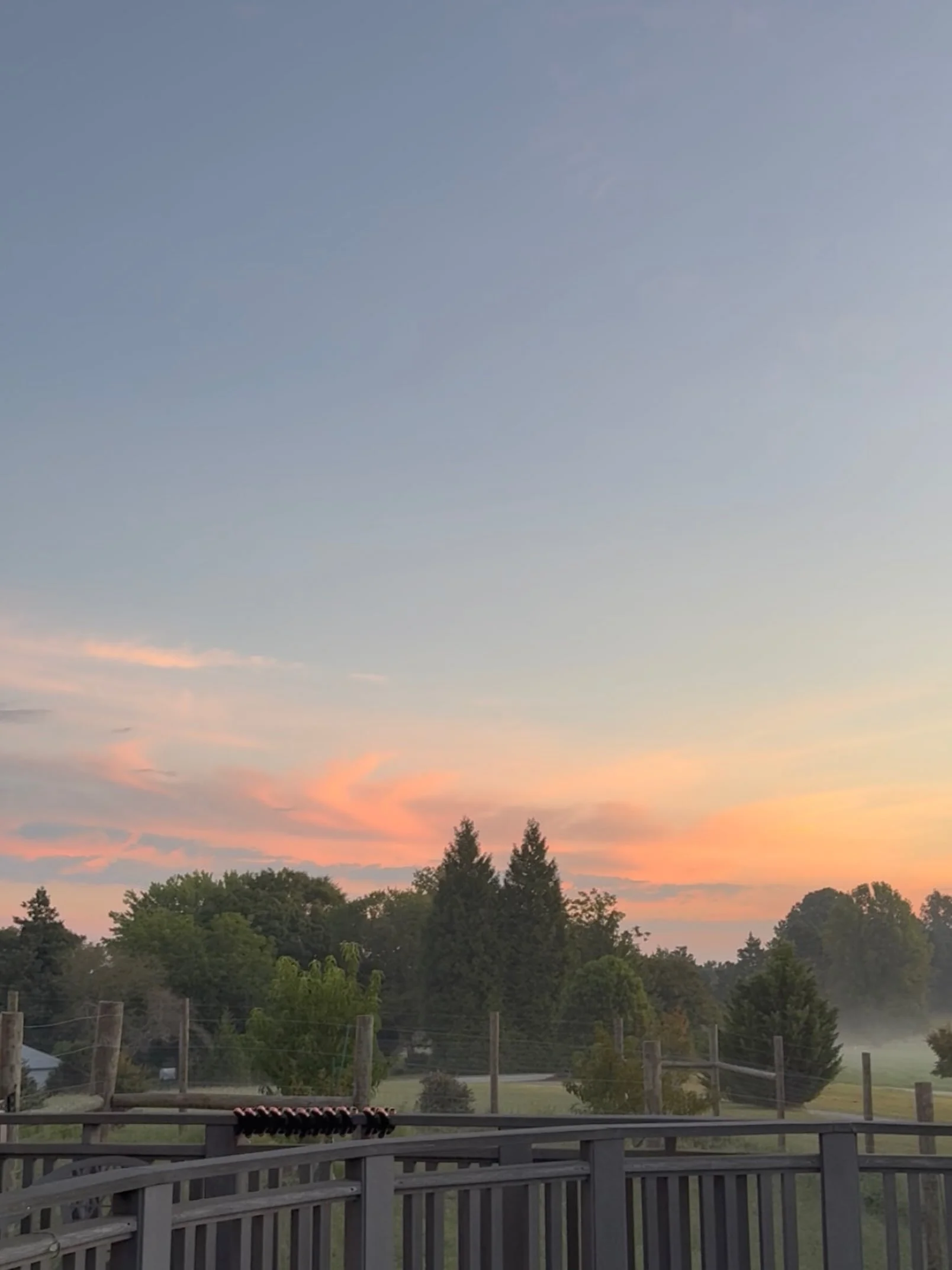 Shanah Tovah!
&nbsp;
The sunrise this morning was preparing us all for Rosh Hashanah, guiding us in beauty, awe, and simple appreciation.
&nbsp;
May this New Year bring you health, wholeness, light and love, a deep connection to the natural world and