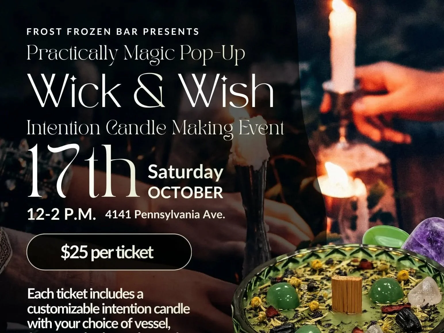 Wick and Wish Candle Making Class