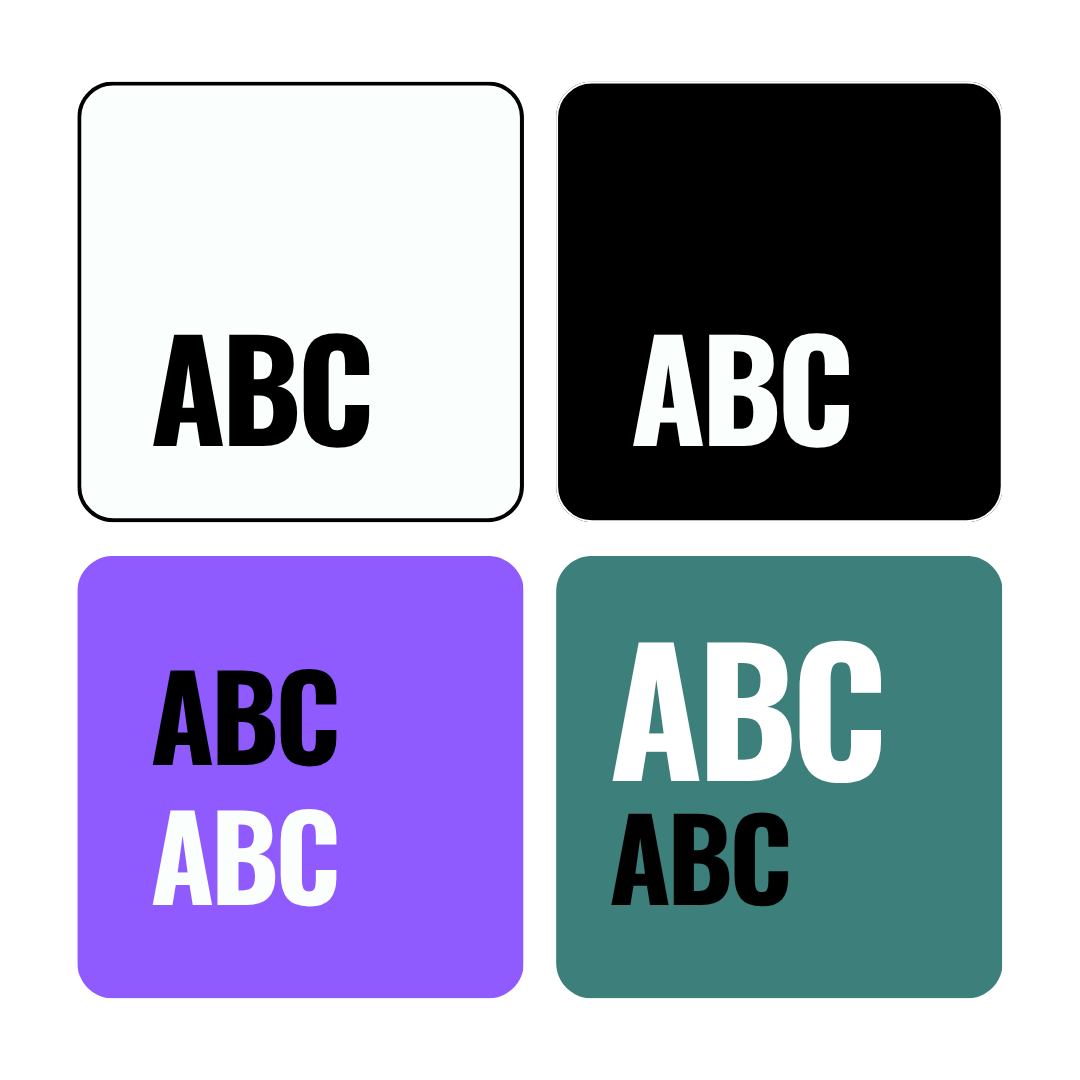 Color Palette with Contrast Considerations