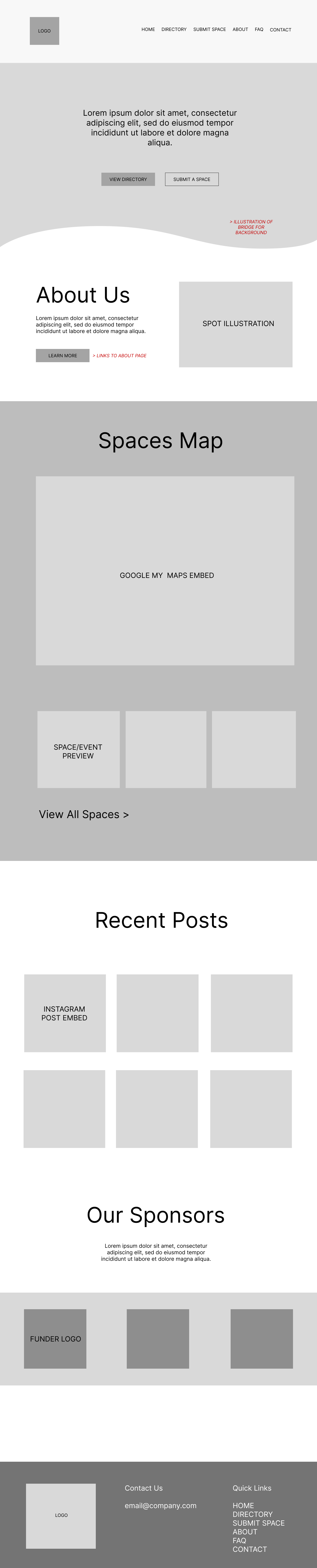 Home Page Lo-Fi
