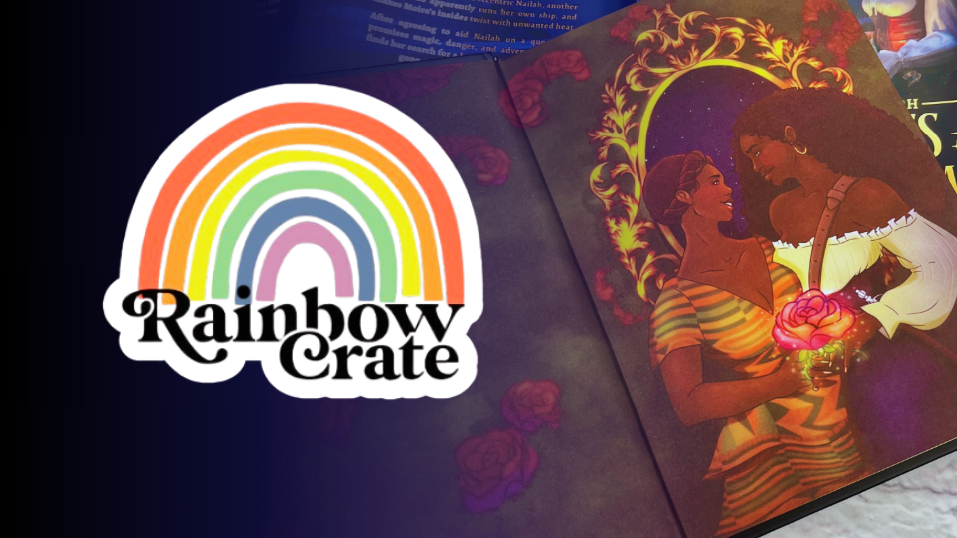 Rainbow Crate Book Box