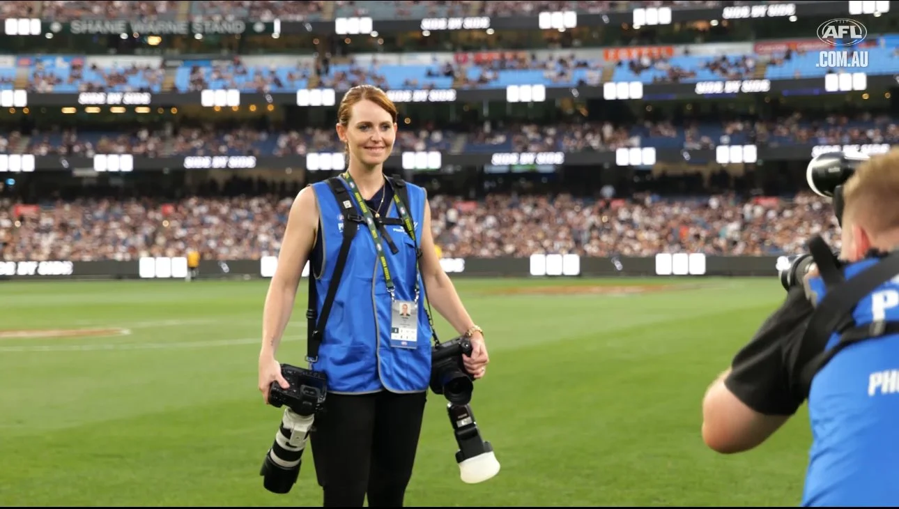 Photographing Port Adelaide v Collingwood at the MCG 2025