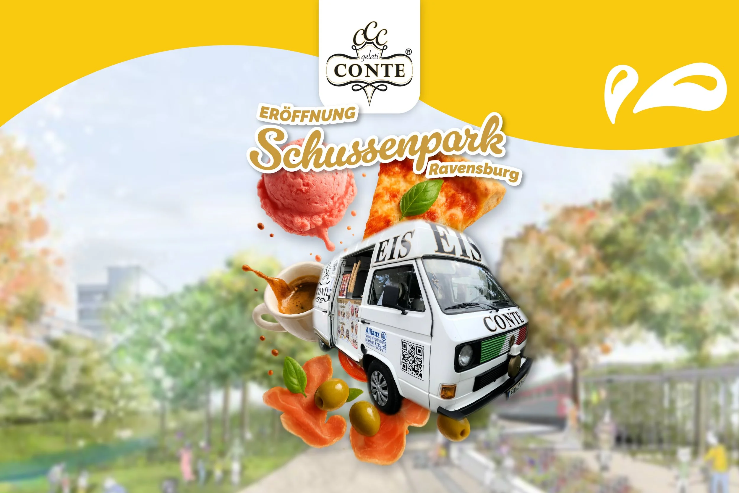 Eröffnung Schussenpark Ravensburg – Genuss mit Gelati Conte & mehr!