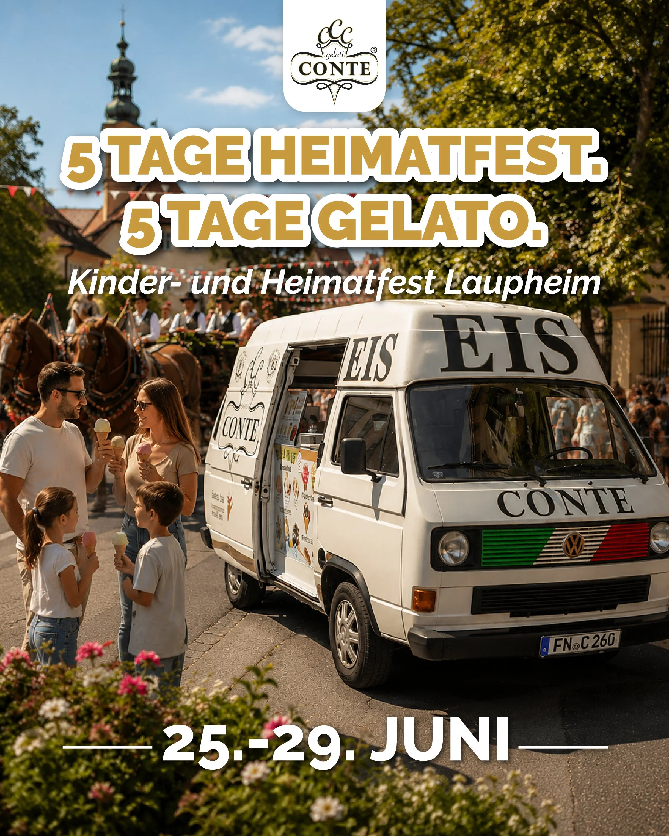 5 Tage Heimatfest. 5 Tage Gelato.