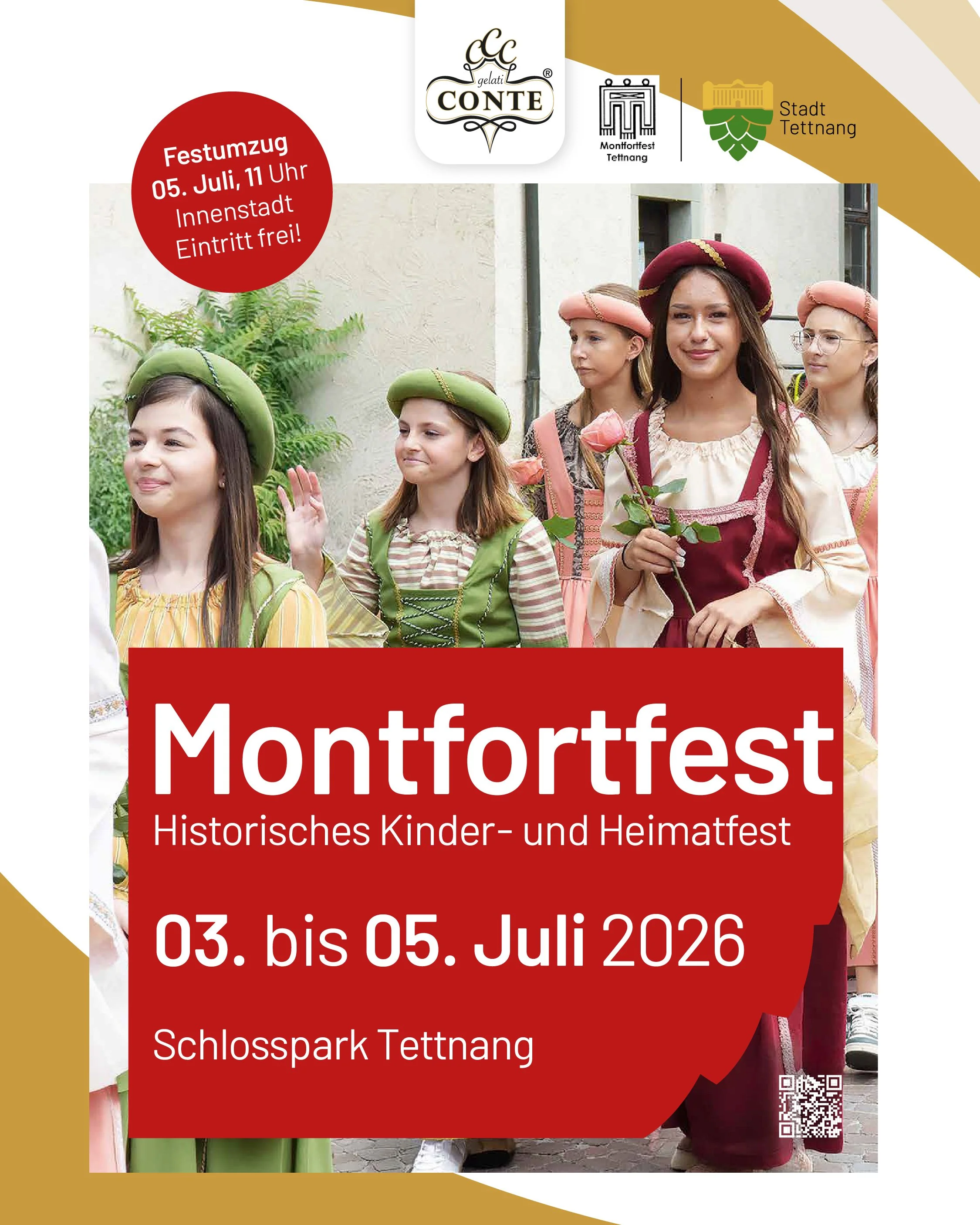 Montfortfest Tettnang 2026 | Gelati Conte im Schlosspark
