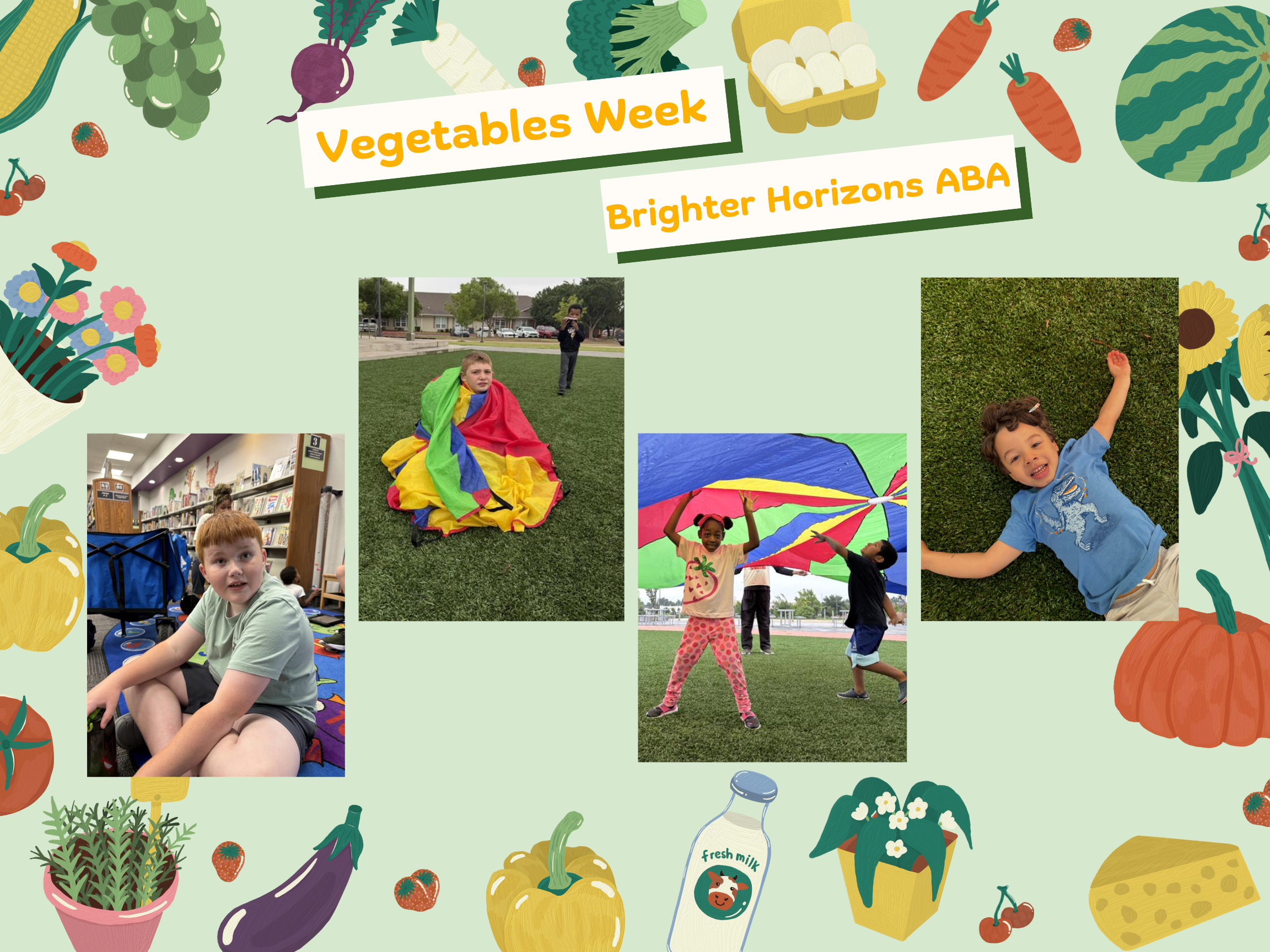 🥕🌽 Veggie Week at Therapy 🌱🐸
