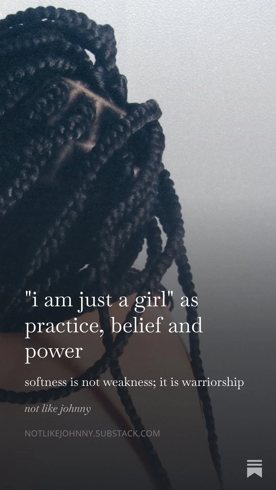 black woman with braids