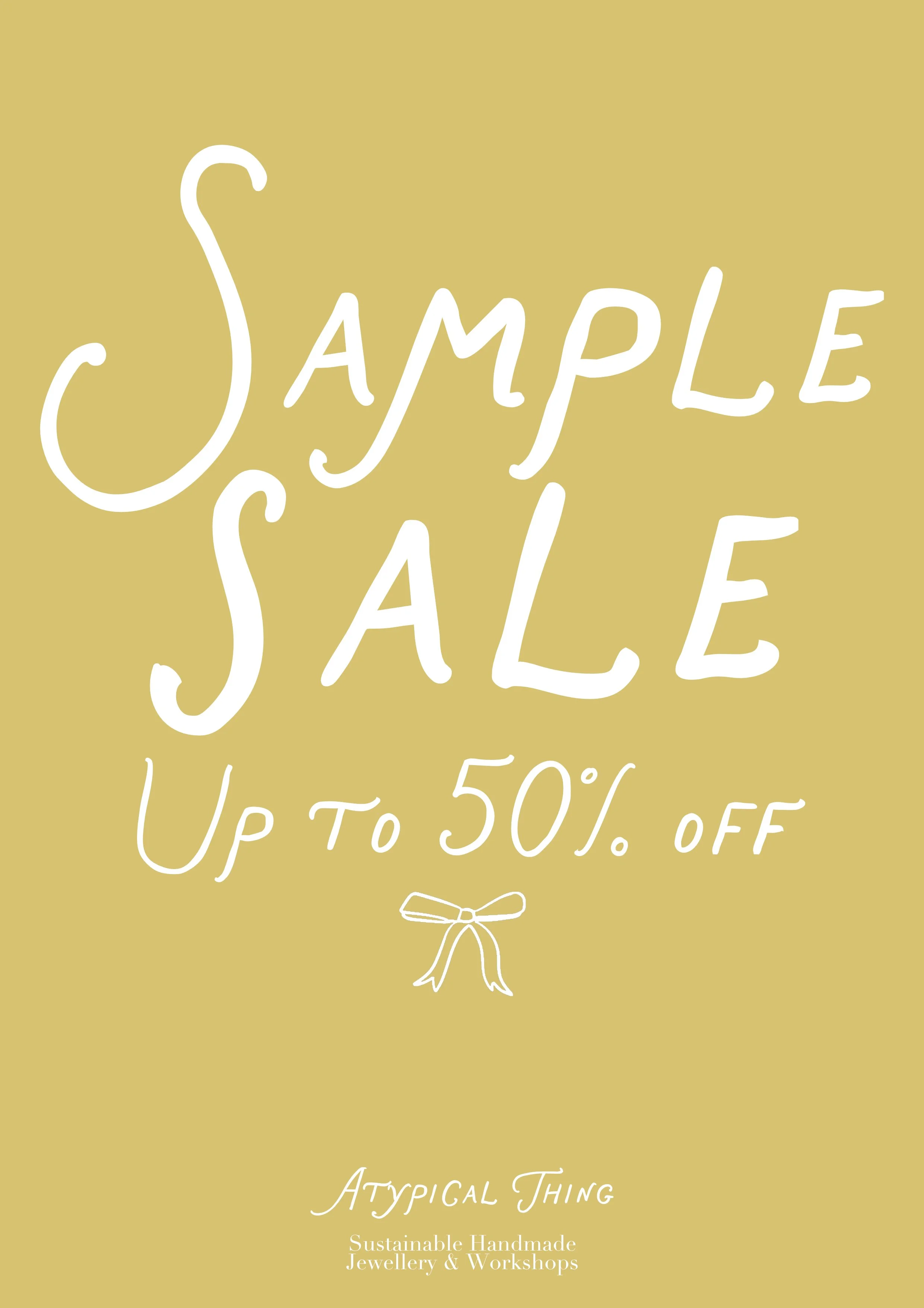 Salad Days Sample Sale - London