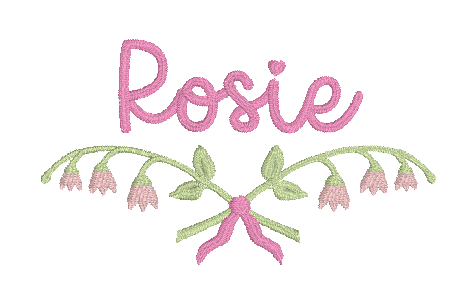 Lily Frame with name